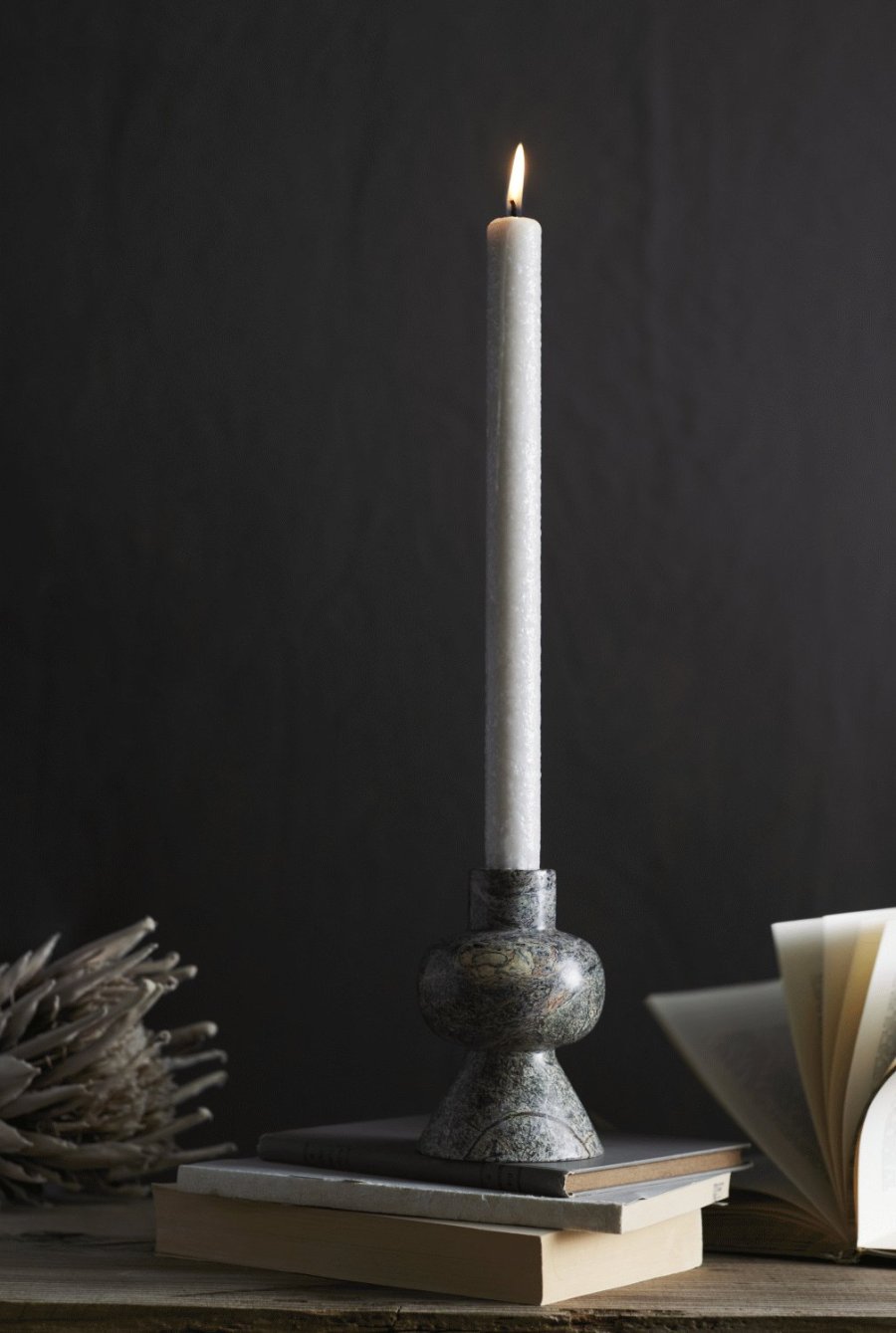 Muubs Vita Kerzenhalter H12 cm, Seagrass