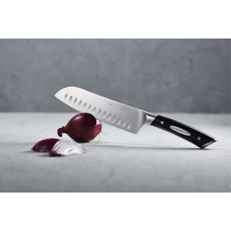 Scanpan Classic Santoku Kniv m. Luftskr 18 cm