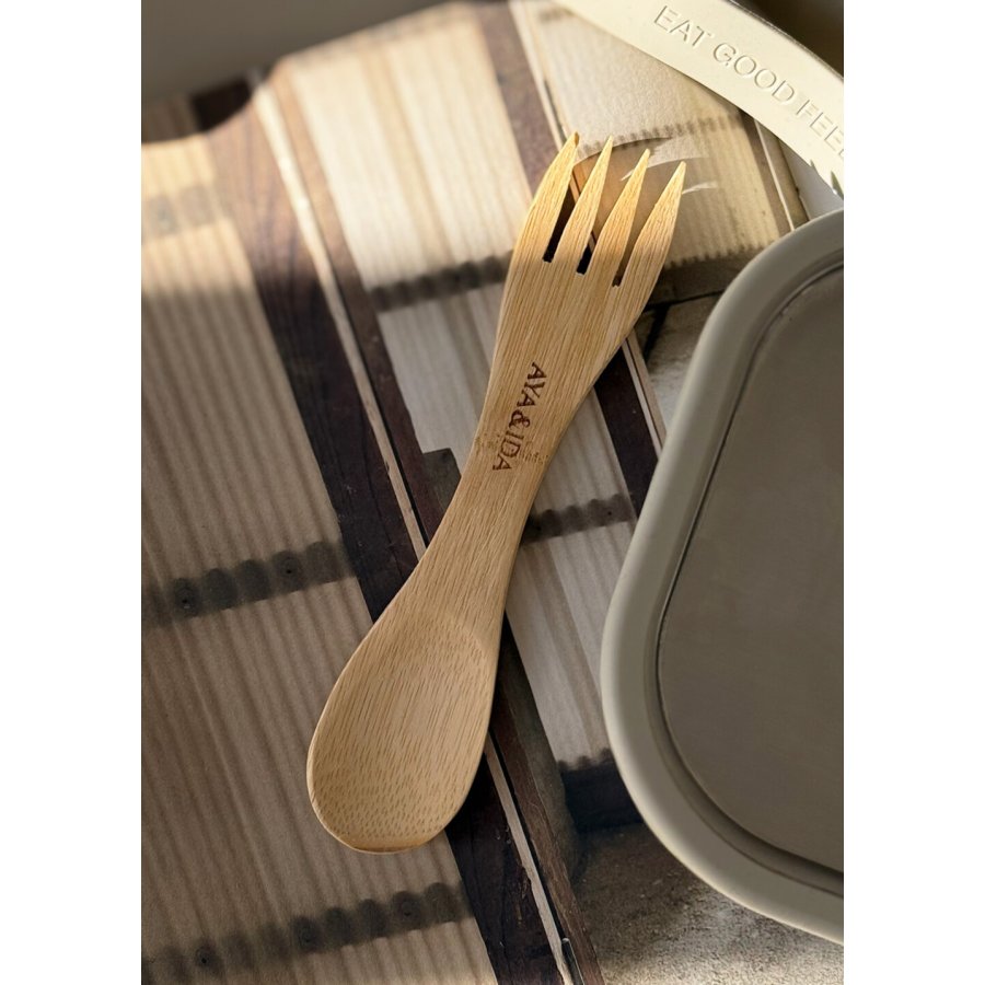 AYA&IDA Spork 17 cm, Bambus