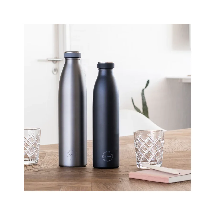 AYA&IDA Trinkflasche 750 ml, Cool Grey