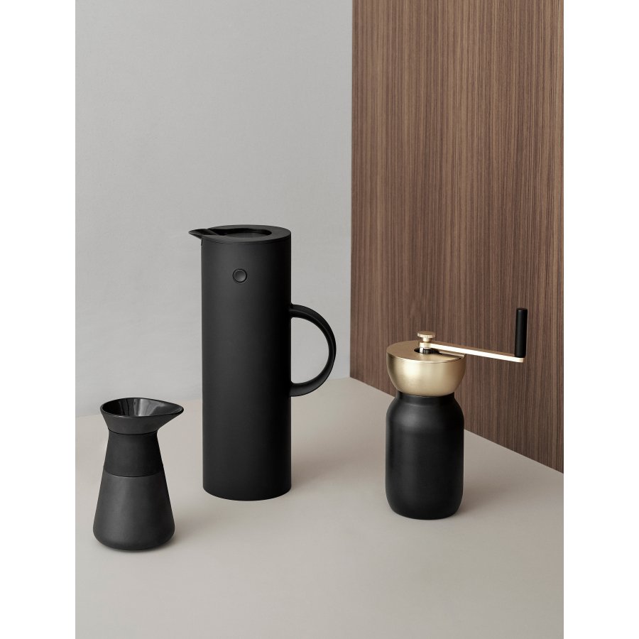 Stelton Collar Kaffekvrn, Sort/Messing