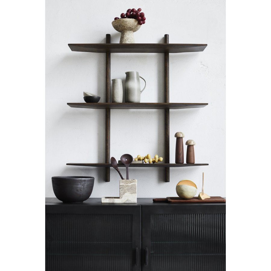 Muubs Noir Hylde 90 cm, Mrkbejdset Eg