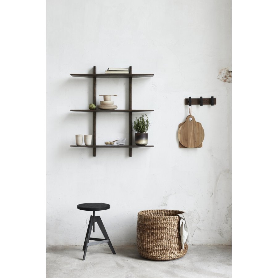 Muubs Noir Hylde 90 cm, Mrkbejdset Eg