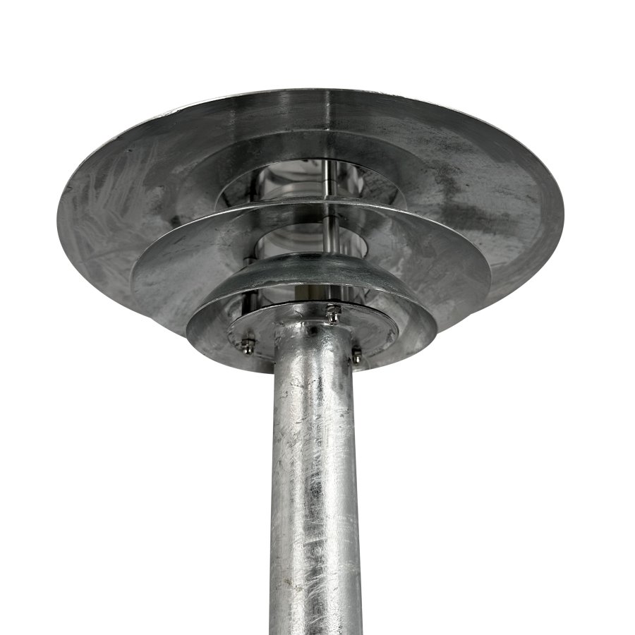 Dyberg Larsen DL25 Nachttischlampe 90 cm, Galvanisierter Stahl