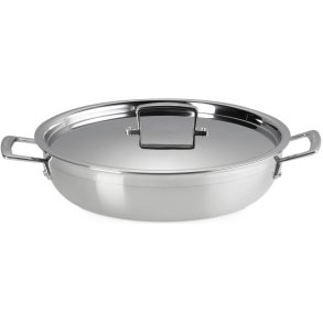 Le Creuset 3-Ply Sautergryde m. Lg Non-stick Belgning 30 cm/4,8 L
