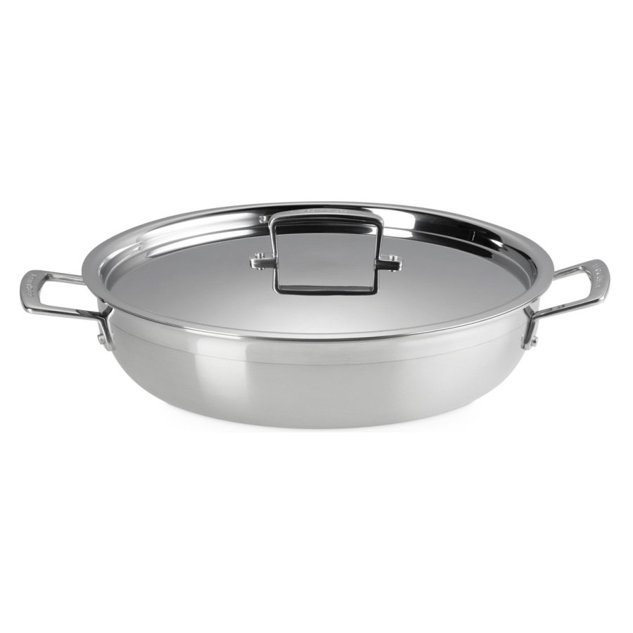 Le Creuset 3-Ply Sautergryde m. Lg Non-stick Belgning 30 cm/4,8 L