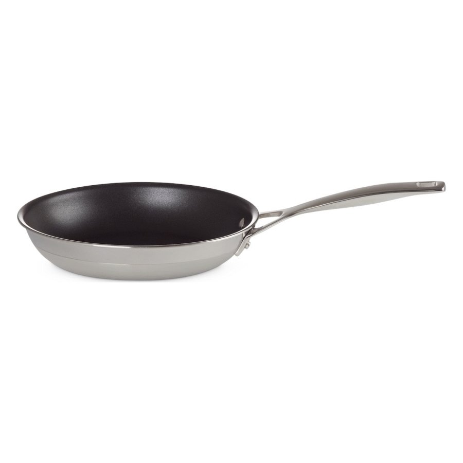 Le Creuset 3-Ply Stegepande m. Non-stick Belgning 24 cm