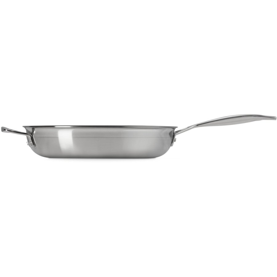 Le Creuset 3-Ply Stegepande m. Non-stick Belgning 28 cm