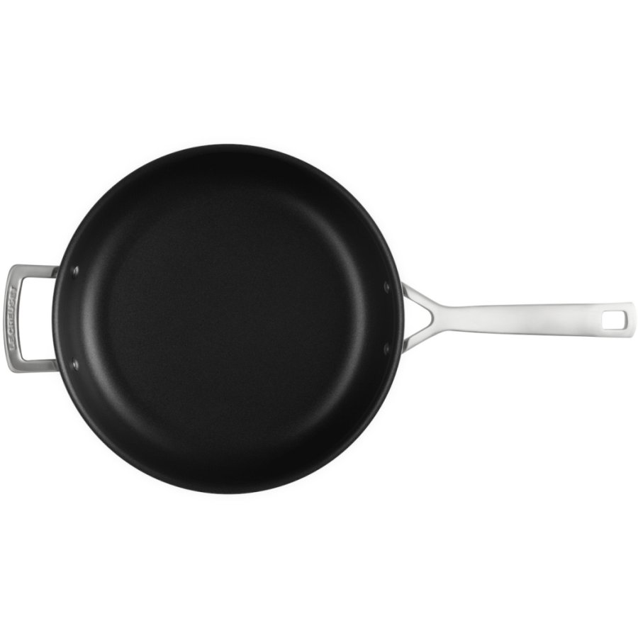 Le Creuset 3-Ply Stegepande m. Non-stick Belgning 28 cm