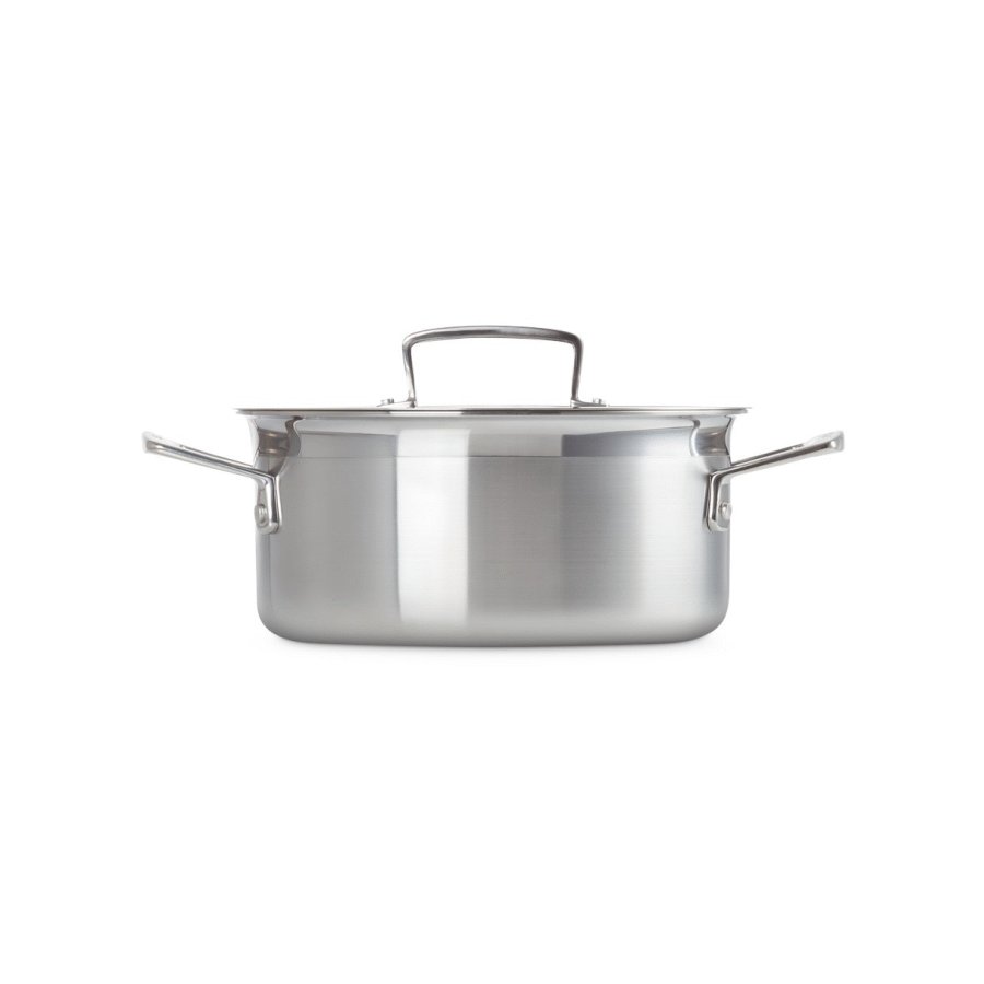 Le Creuset 3-Ply Classic Gryde m. Lg 20 cm/3,0 L
