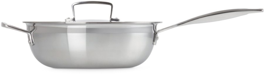 Le Creuset 3-Ply Saucepande m. Lg Non-stick Belgning 24 cm