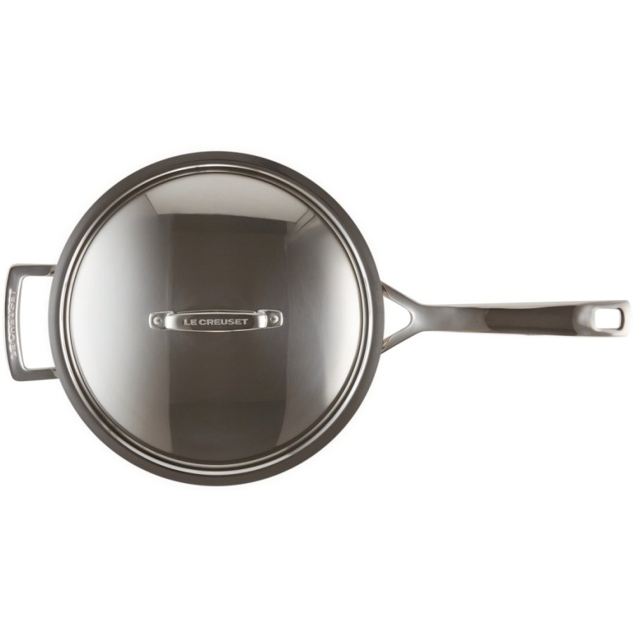 Le Creuset 3-Ply Saucepande m. Lg Non-stick Belgning 24 cm