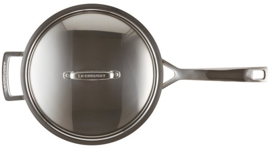 Le Creuset 3-Ply Saucepande m. Lg Non-stick Belgning 24 cm