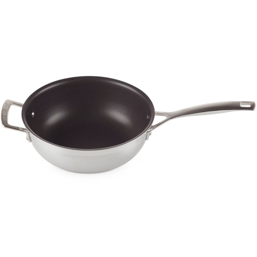 Le Creuset 3-Ply Saucepande m. Lg Non-stick Belgning 24 cm