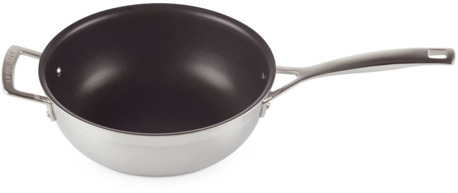 Le Creuset 3-Ply Saucepande m. Lg Non-stick Belgning 24 cm