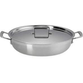 Le Creuset 3-Ply Sautergryde m. Lg 30 cm/4,8 L