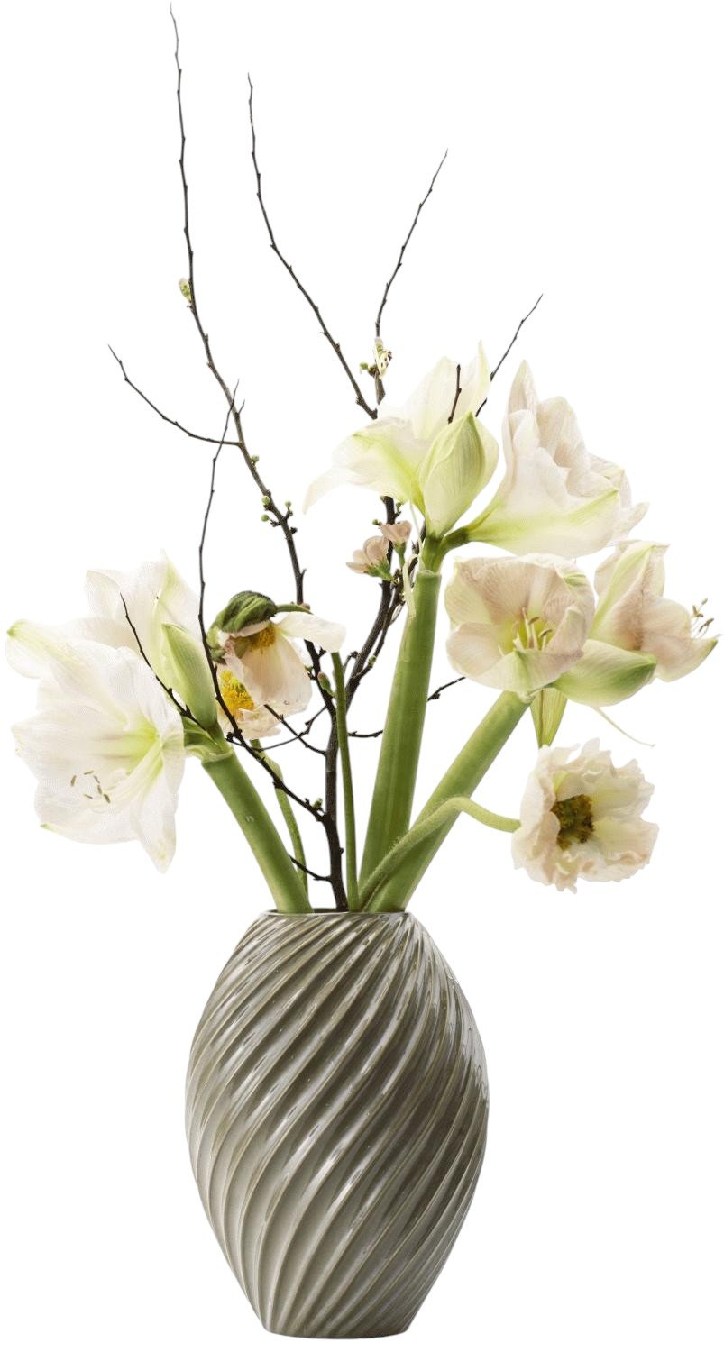 Mors River Vase H26 cm, Hvid