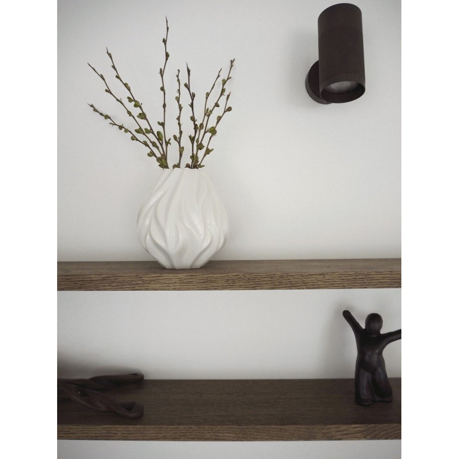 Morsø Flame Vase H15 cm, Hvid