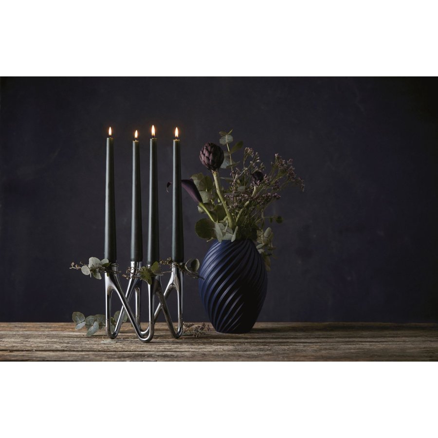 Mors Roots Kerzenstnder 4 Arme H16 cm, Chrom
