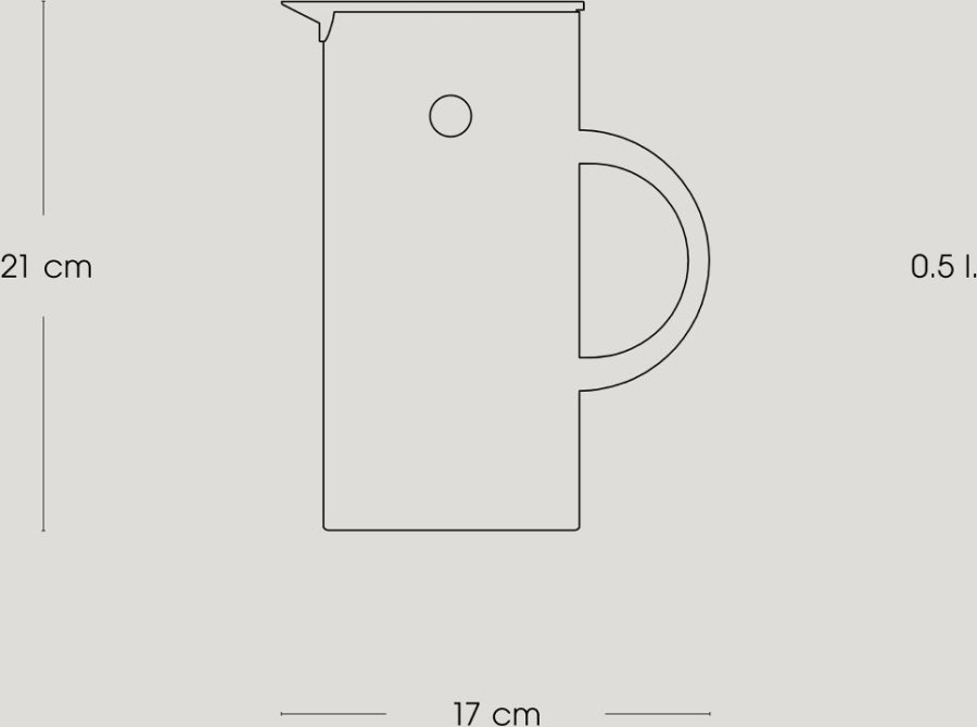 Stelton EM77 Termokande 0,5 L, Sand
