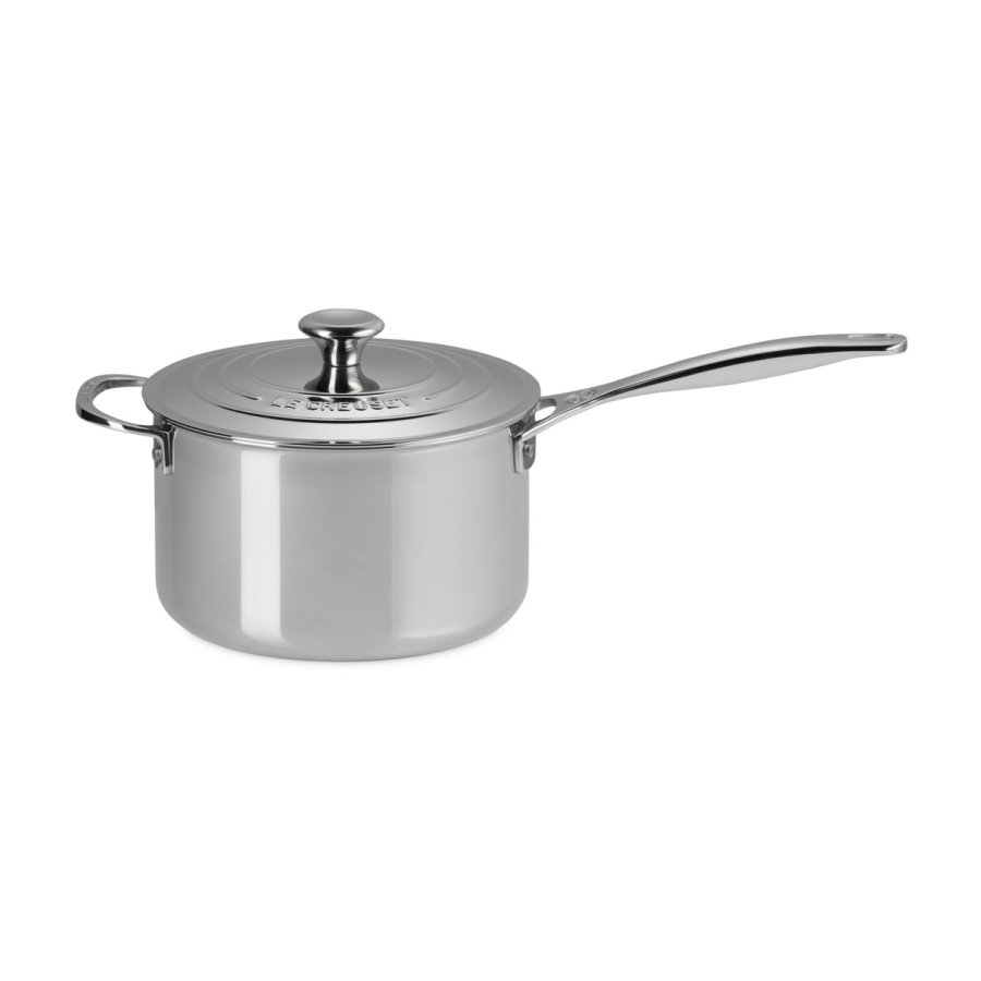 Le Creuset 3-Ply Signature Kasserolle m. Lg 20 cm/3,8 L