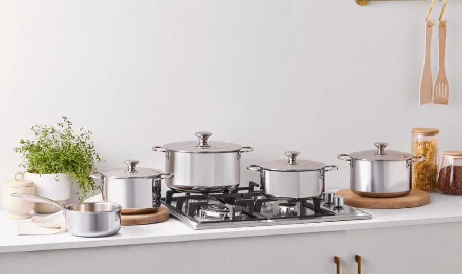 Le Creuset 3-Ply Signature Grydest 5 Dele