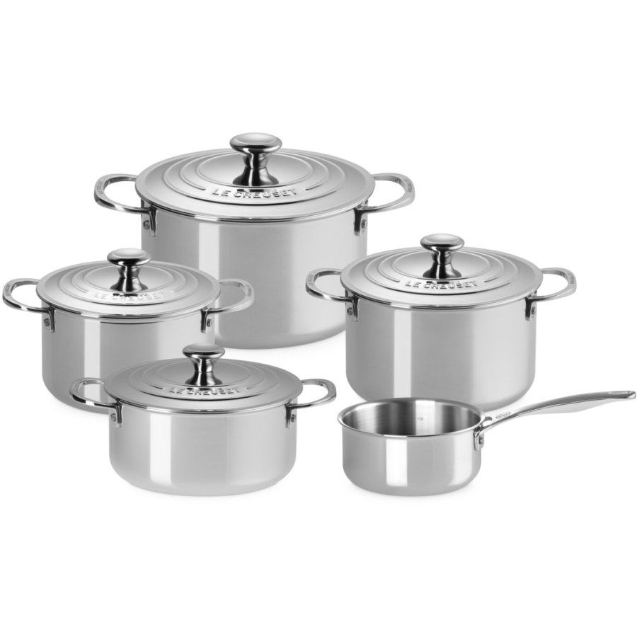 Le Creuset 3-Ply Signature Grydest 5 Dele