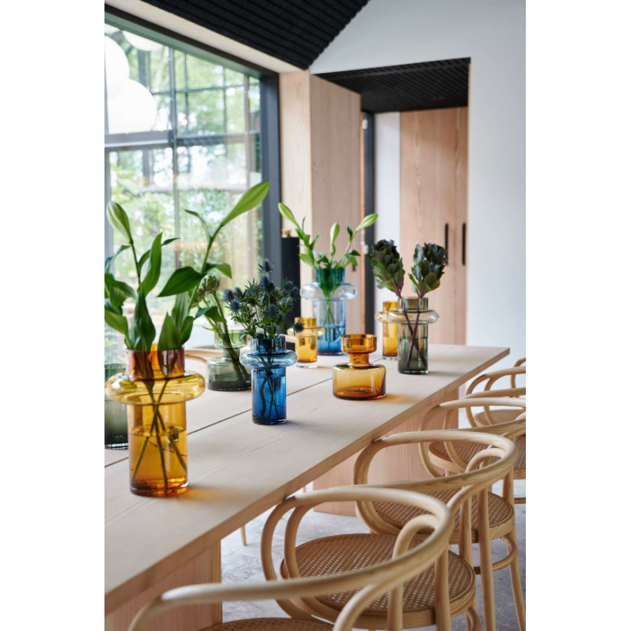 Lyngby Glas Tube Vase Smoke H30 cm