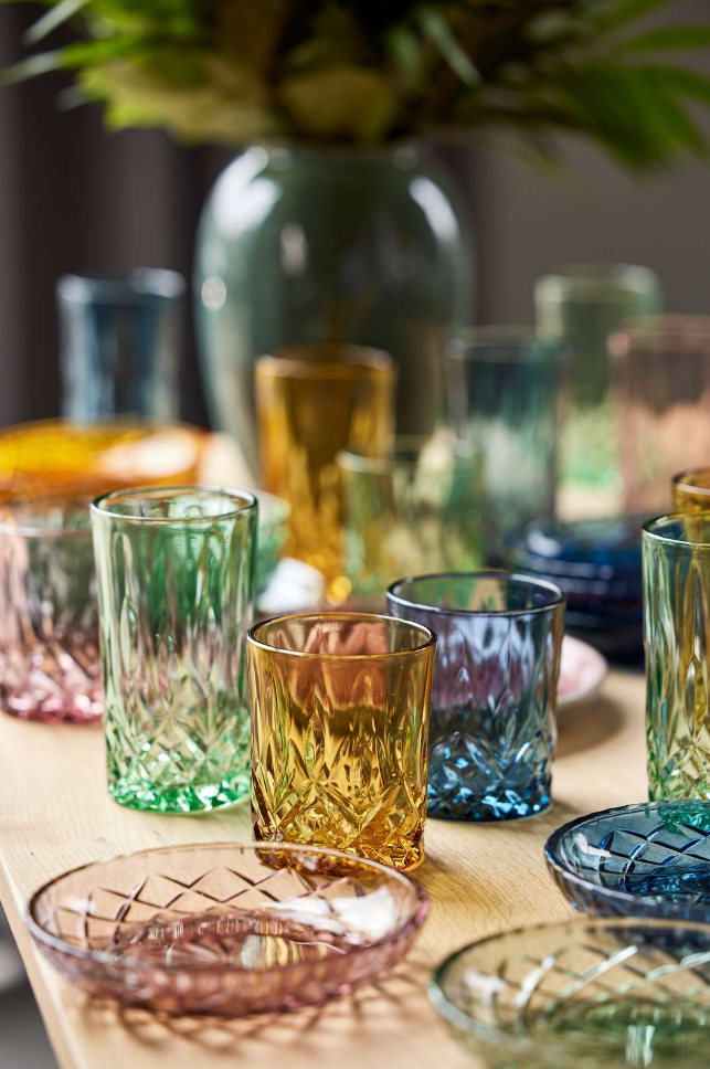 Lyngby Glas Sorrento Asiet 4 stk. 16 cm