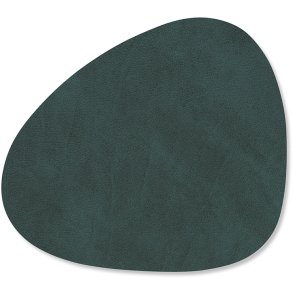 LIND DNA Curve Glasuntersetzer 11x13 cm, Nupo Dark green