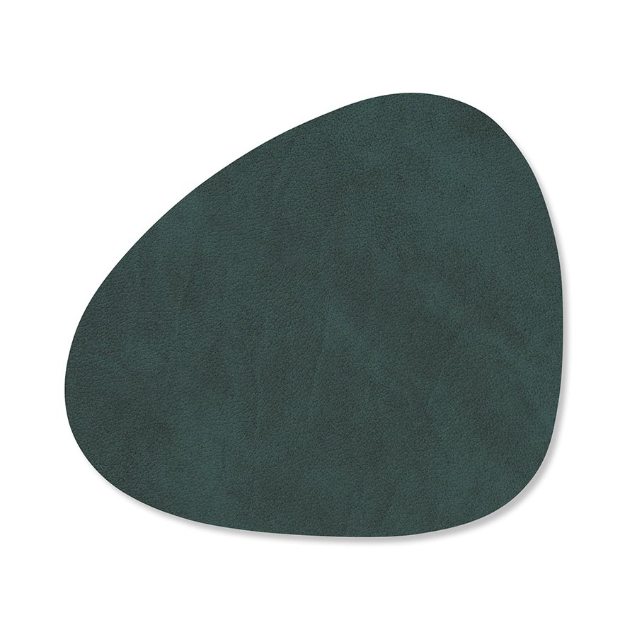 Lind DNA Curve Glasuntersetzer 11x13 cm, Nupo Dark green