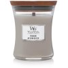 WoodWick Duftkerze mit knisternden Holzdochten und Holzdeckel 8,2 cm, Fireside