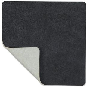 LIND DNA Square Double Glasuntersetzer 10x10 cm, Cloud Schwarz/Nupo Metallic