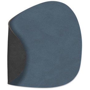 LIND DNA Curve Double Glasuntersetzer 11x13 cm, Nupo Dark blue/Black