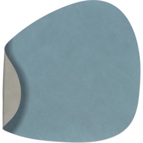 LIND DNA Curve Double Tischset 37x44 cm, Nupo Bright blue/Bright grey