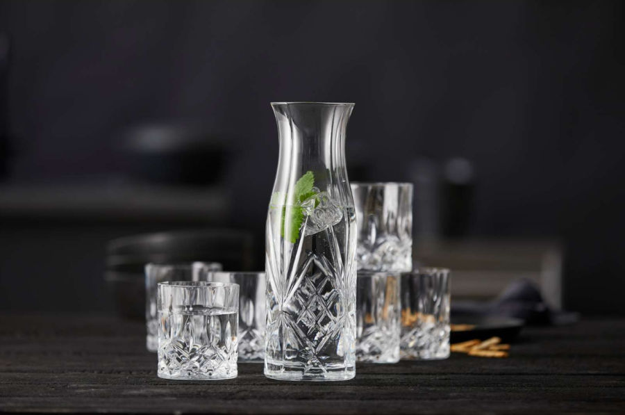 Lyngby Glas Kristallglas Set 7er Set