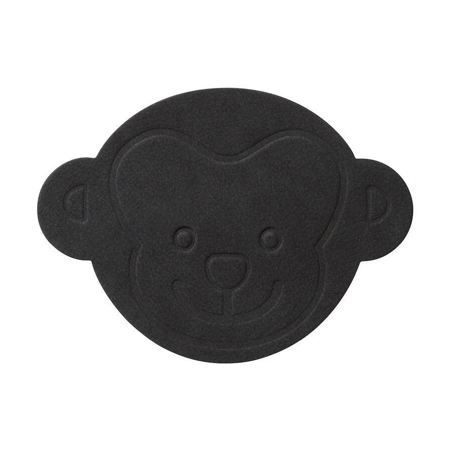 Lind DNA Monkey Glasuntersetzer 12 cm, Nupo Schwarz