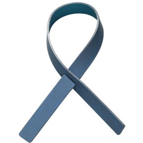 LIND DNA Loop Serviettenring, 4er Set, Nupo Mitternachtsblau/Petrol