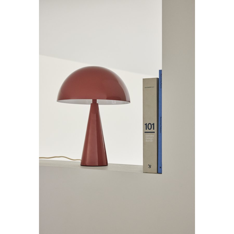 Hbsch Mush Tischlampe H33 cm, Rotbraun/Sand