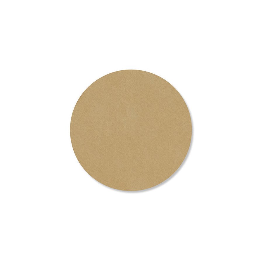 Lind DNA Circle Glasuntersetzer 10 cm, Nupo Khaki