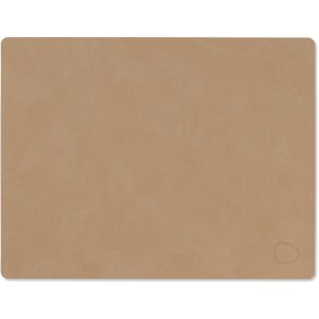 LIND DNA Square Tischset 26,5x34,5 cm, Nupo Nougat