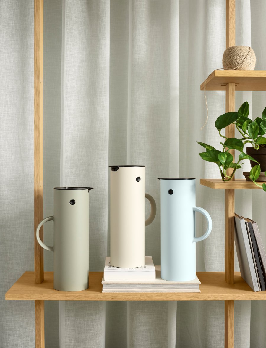 Stelton EM77 Thermokanne 1 L, Soft Ice Blue
