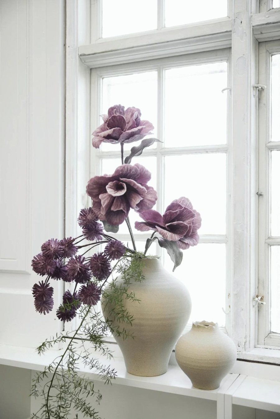 Lene Bjerre Hesille Vase H32 cm, Sand