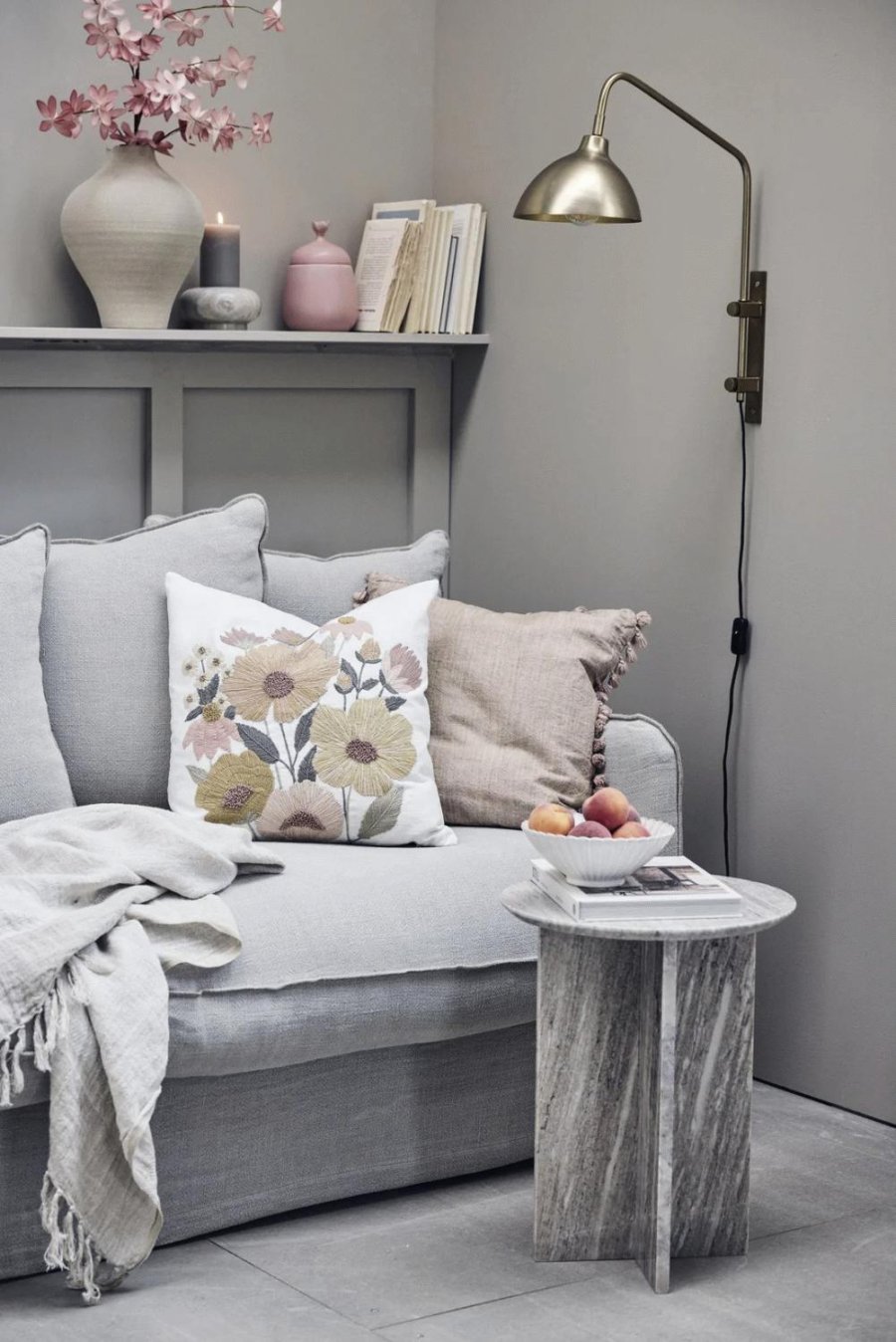 Lene Bjerre Hesille Vase H32 cm, Sand