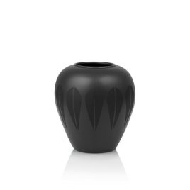 Lucie Kaas Lotus Vase 17 cm, Sort