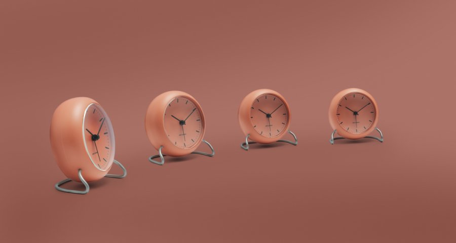 Arne Jacobsen City Hall Bordur 11 cm, Pale Orange