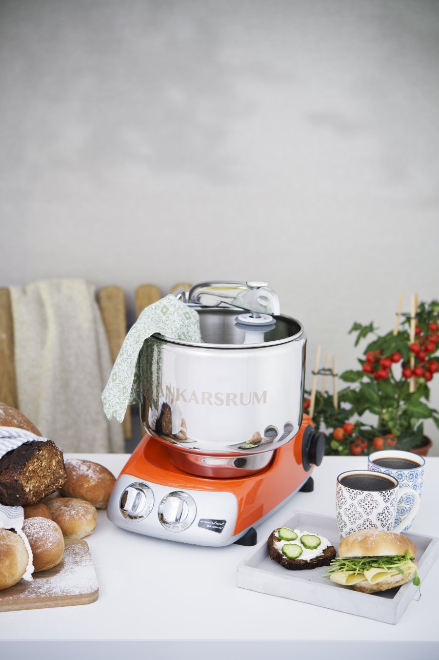 Ankarsrum Assistent Original Kkkenmaskine AKM 6230, Pure Orange