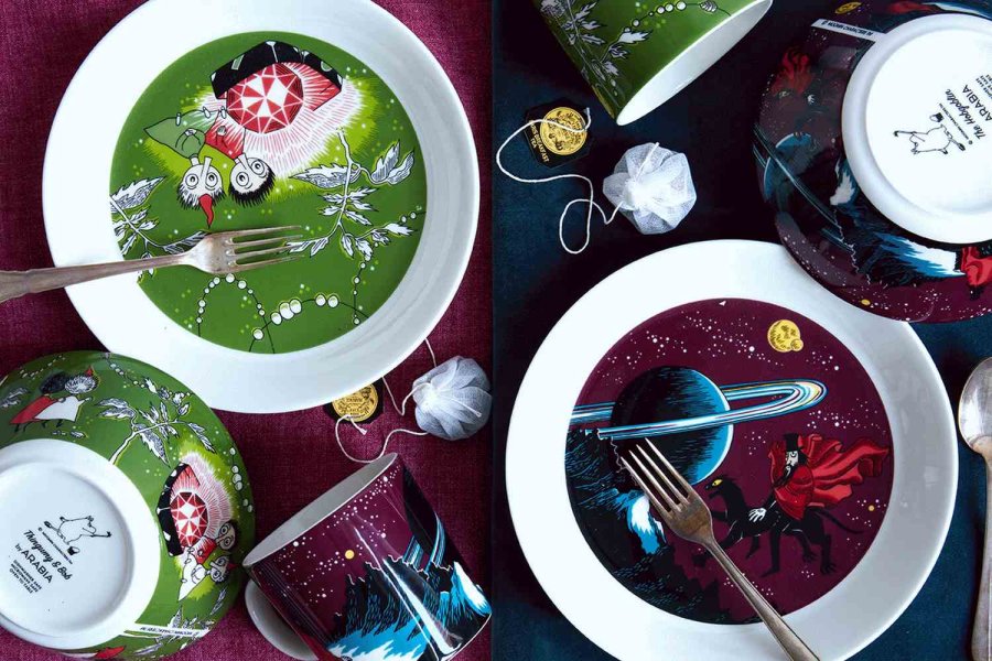 Moomin Arabia Mumin Teller 19 cm, Der Zauberer