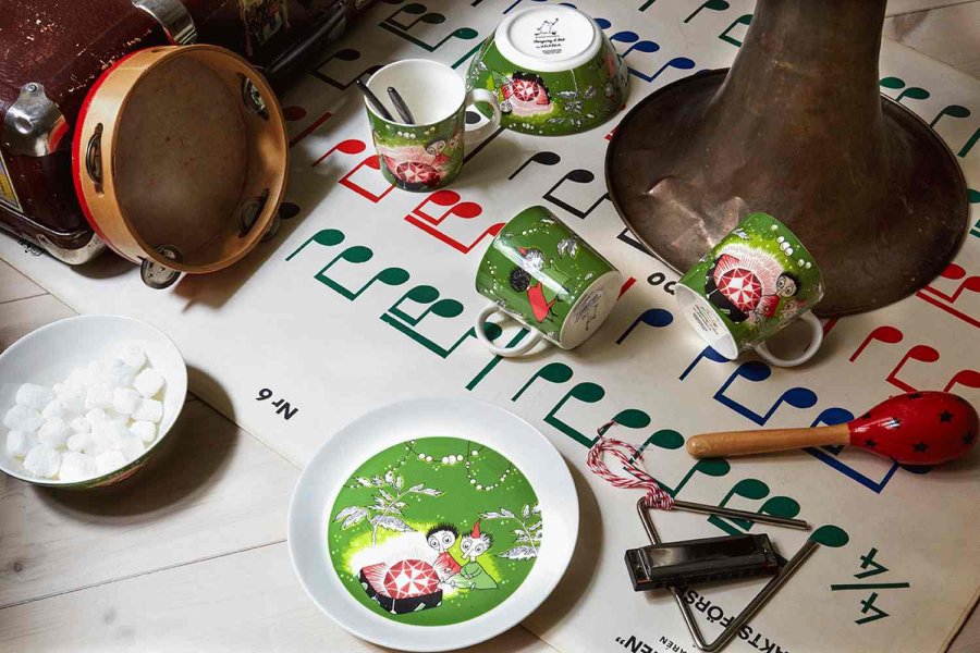 Moomin Arabia Mumin Teller 19 cm, Tofslen & Vifslen