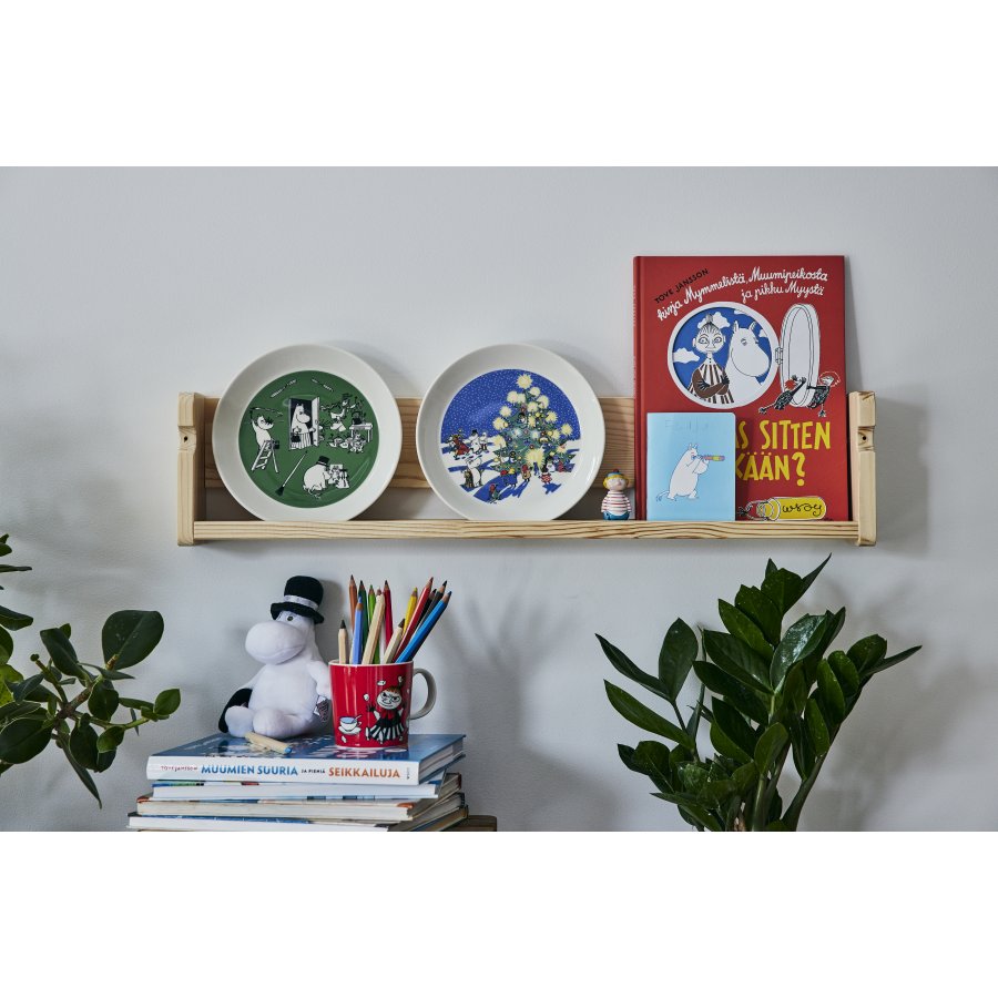 Moomin Arabia Mumin Teller-Set 19 cm, Zeichnung/Weihnachten